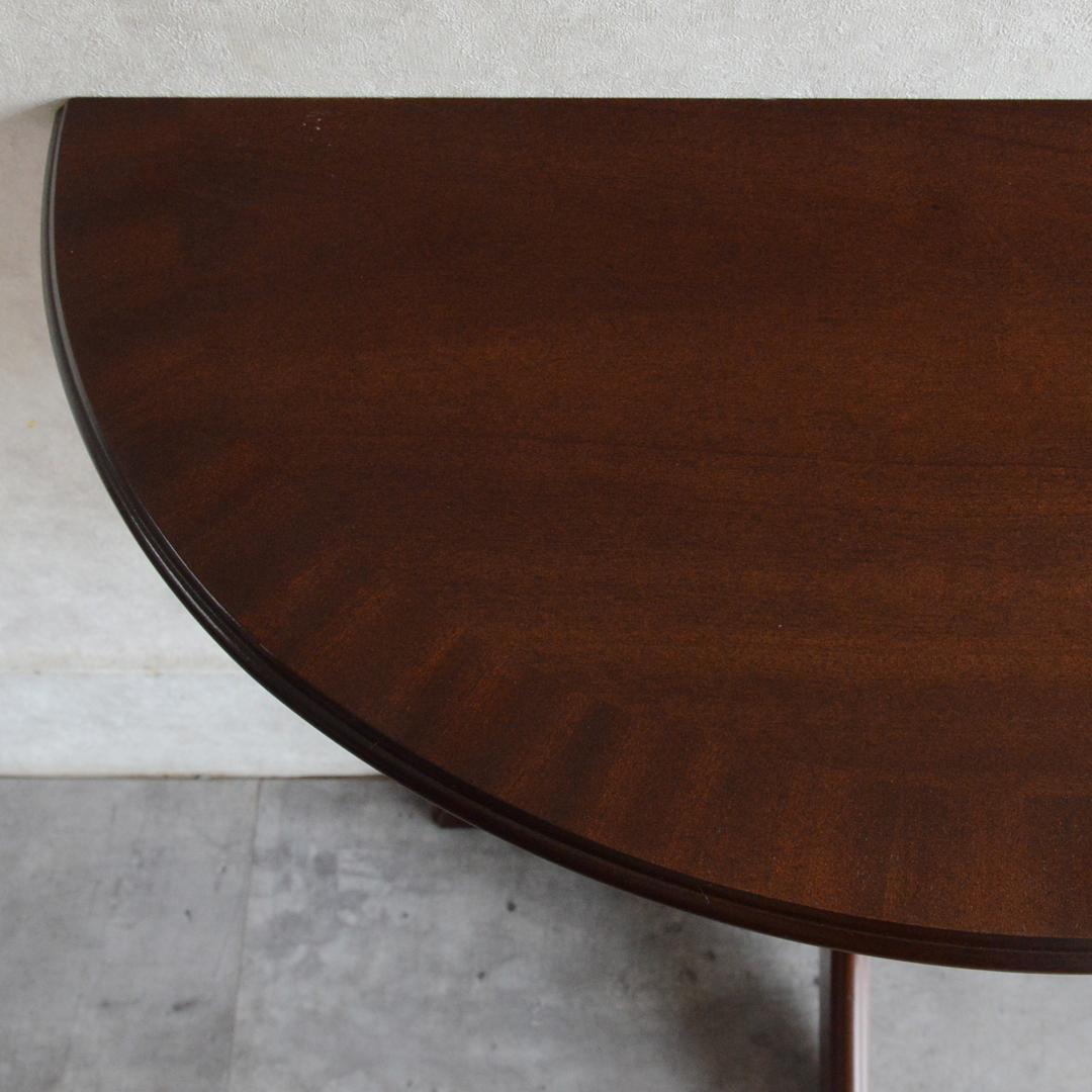 イギリス ヴィンテージ ハーフムーン コンソールテーブル サイドテーブル