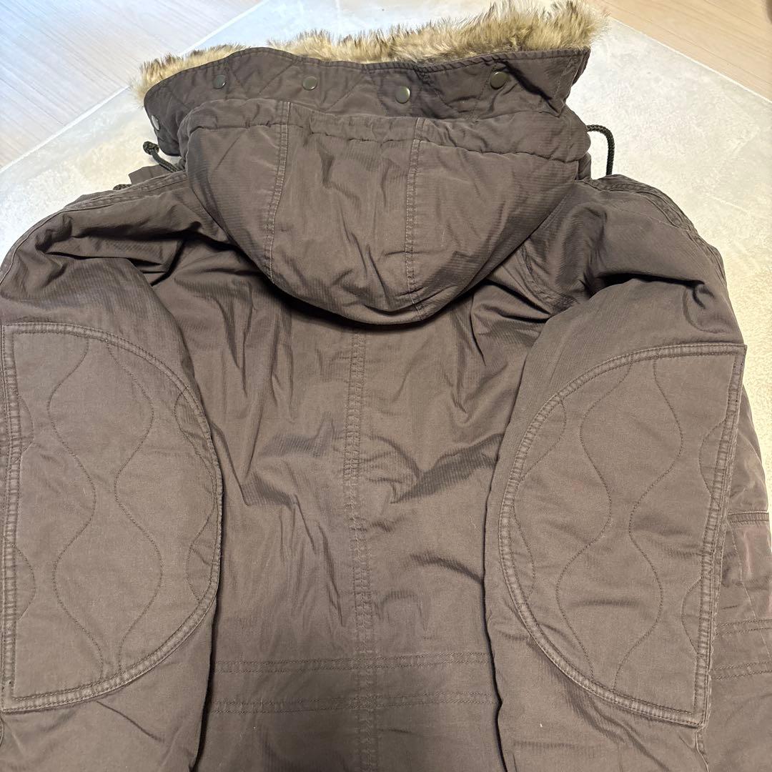 【新品未使用】　adidas 中綿 モッズコート カーキXL