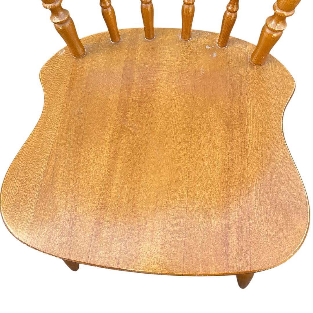 ダイニングチェア 飛騨産業 キツツキ マーク イス チェア アンティーク