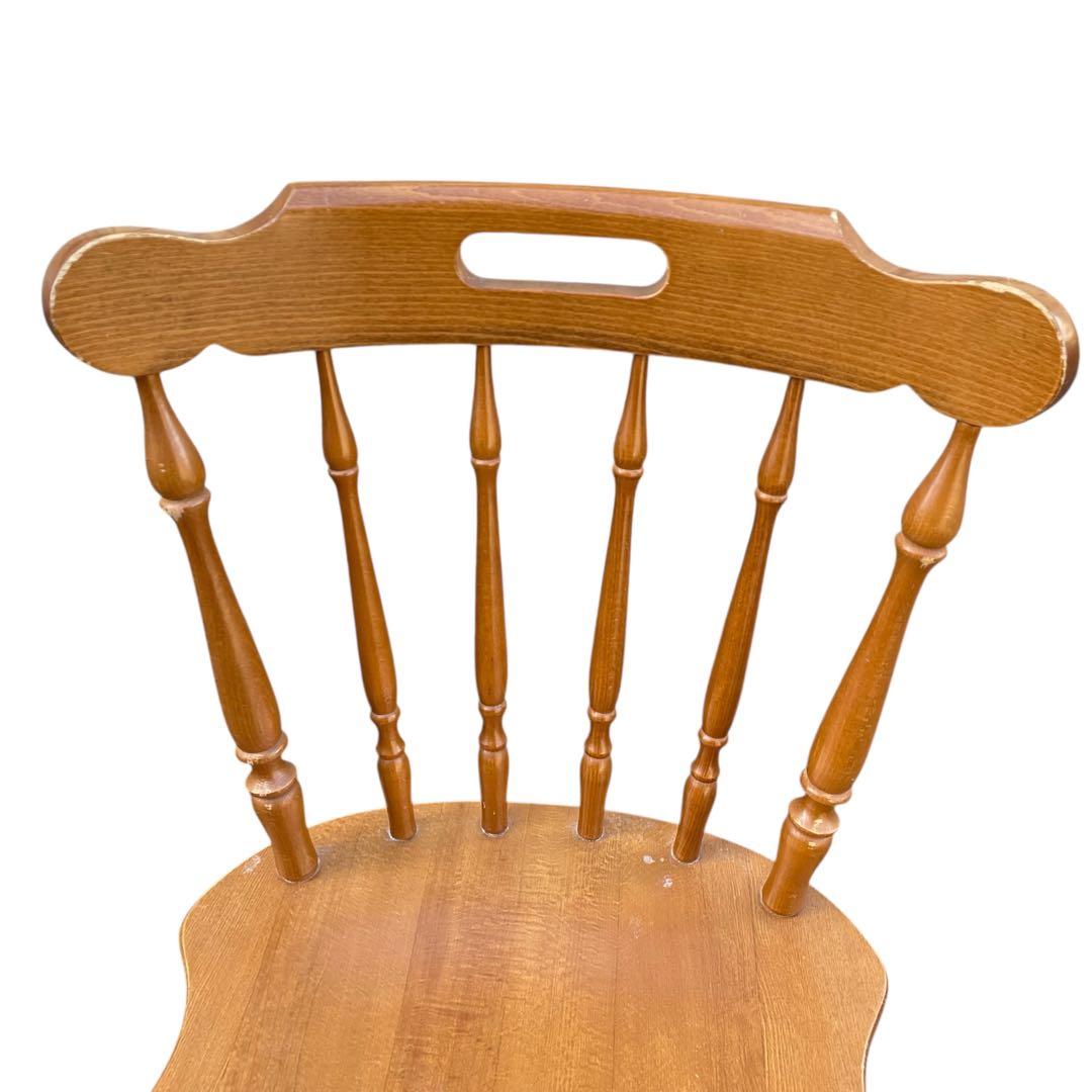 ダイニングチェア 飛騨産業 キツツキ マーク イス チェア アンティーク