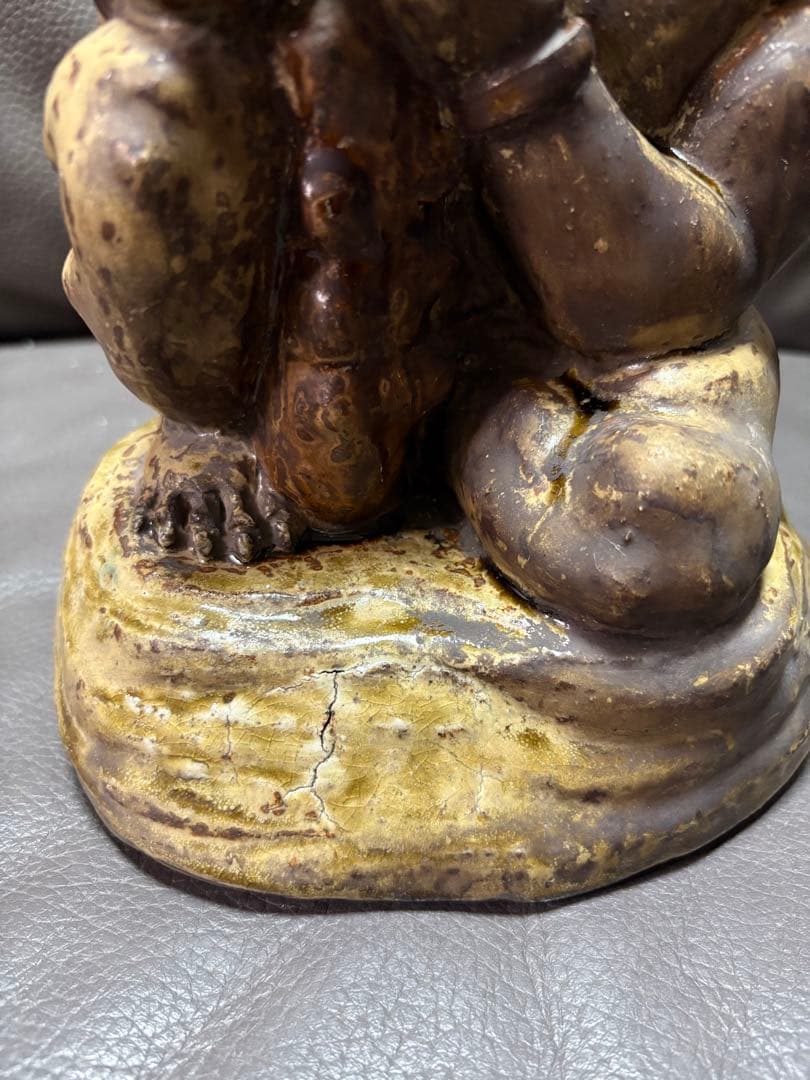 鬼と金棒　置物