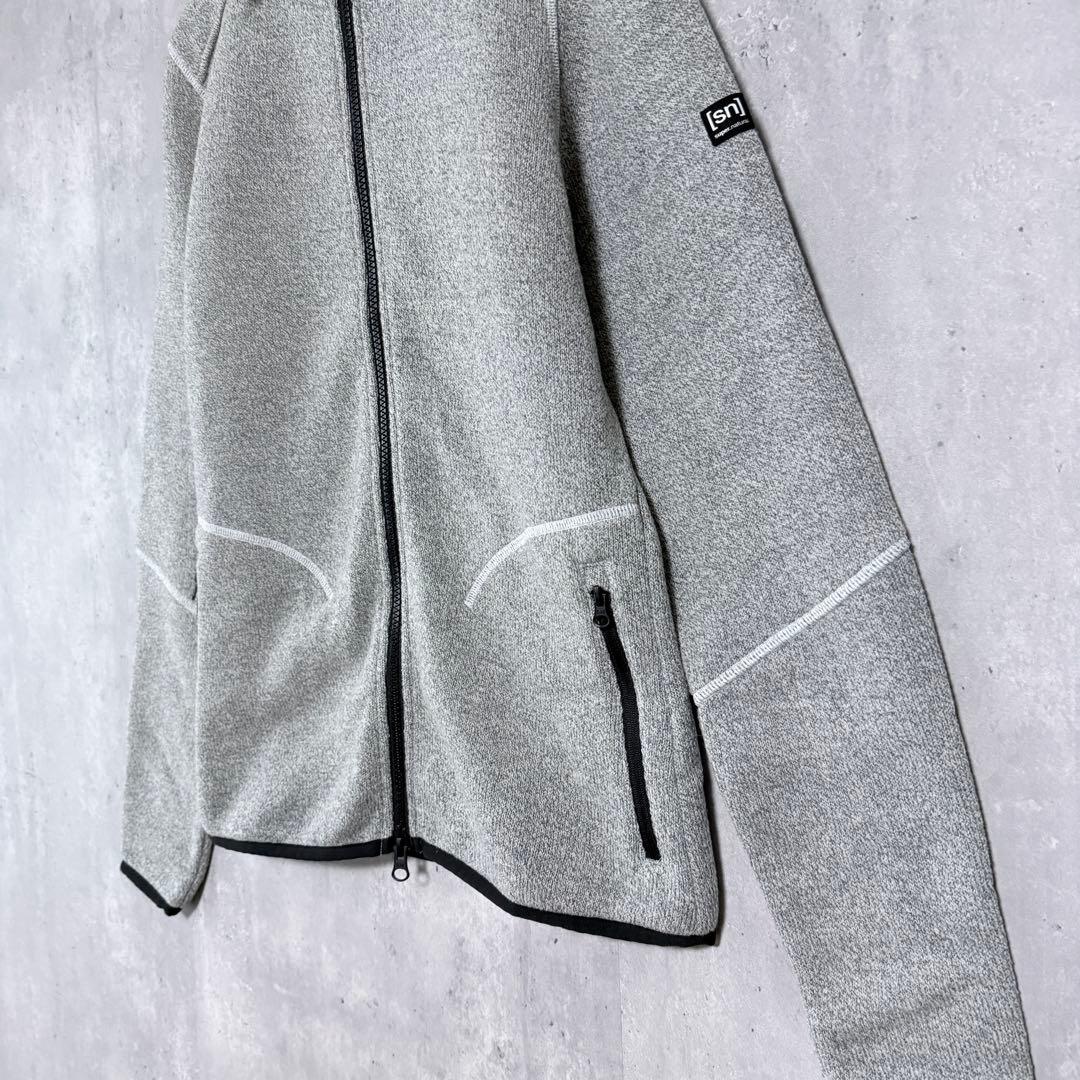 スーパーナチュラル メリノウール 中綿 スウェット上下 セットアップ グレー 黒