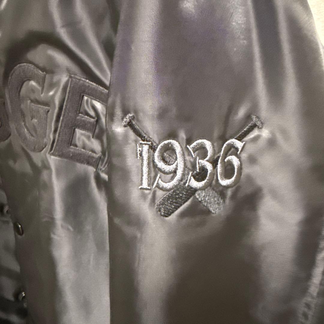 久保田スラッガー（SLUGGER）限定スタジャン ブラック×ブラックLサイズ