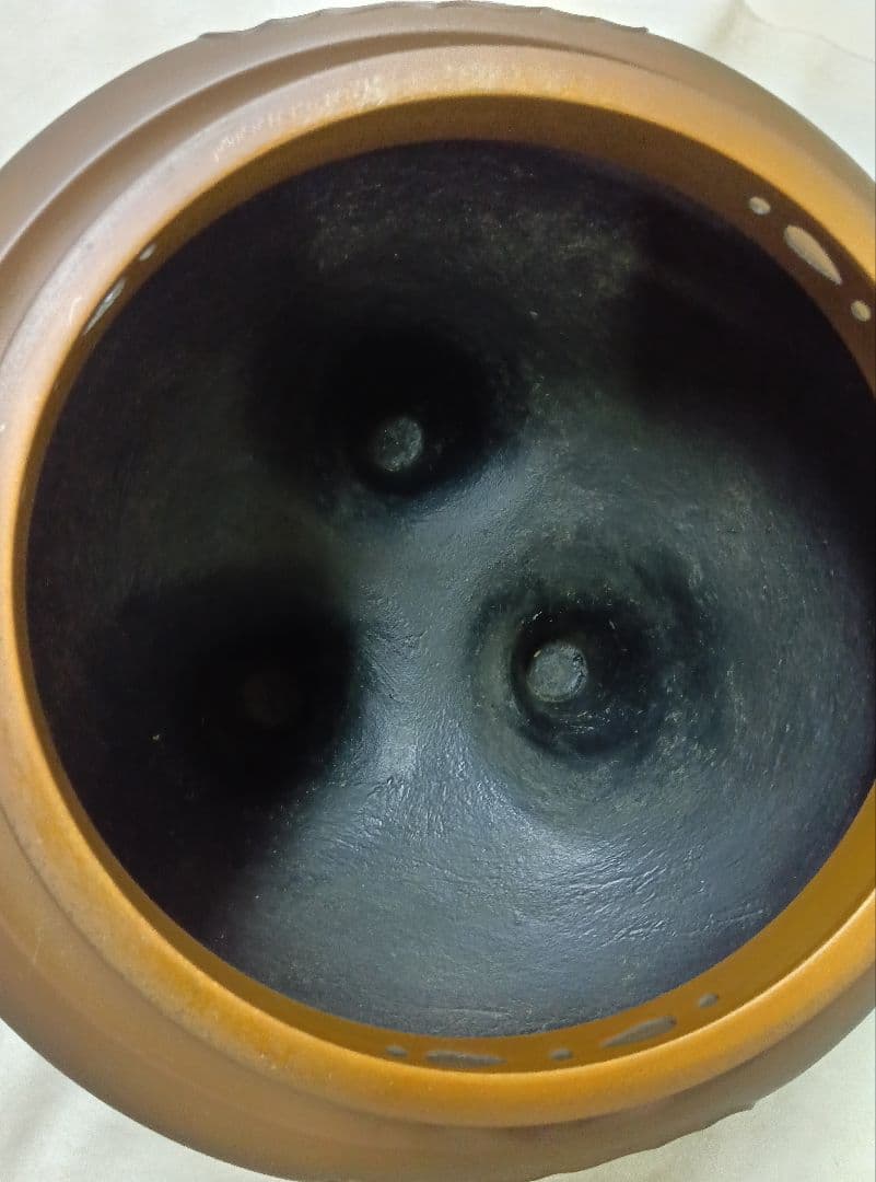 茶道具　唐銅朝鮮風炉　茶釜セット　レトロ　和室　伝統文化　真形釜　鉄瓶