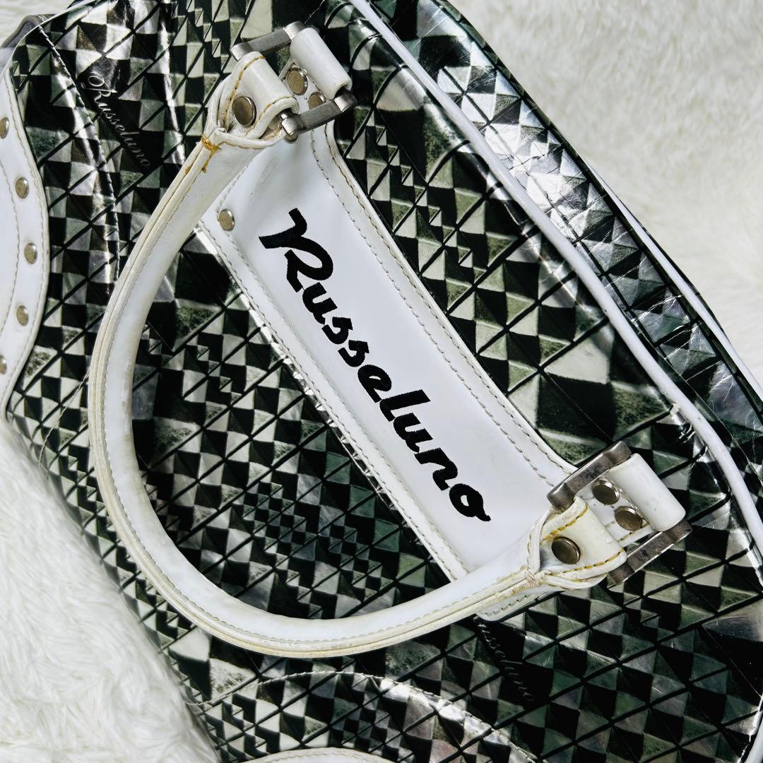 早いもの勝ち★ラッセルノ ボストン 防水 ゴルフバッグ ポケット 希少品 ラメ