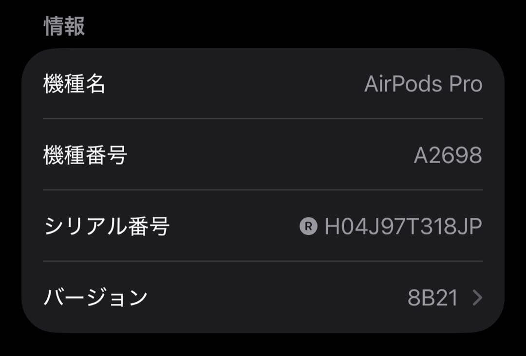 AirPods Pro 2 (Lightning) 本体+充電ケース