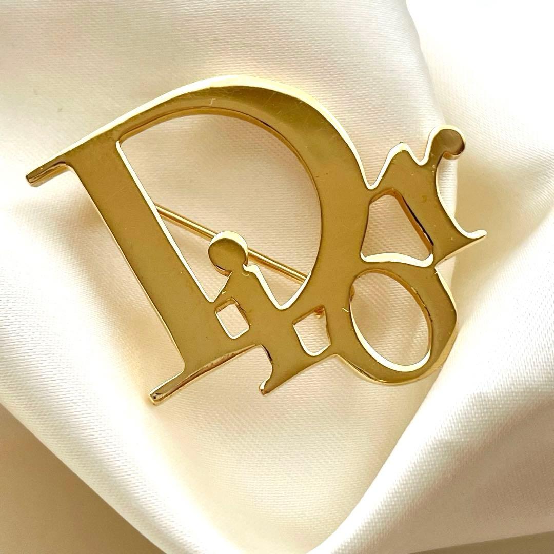 希少 Christian Dior ブローチ　ロゴ　ヴィンテージ　ディオール