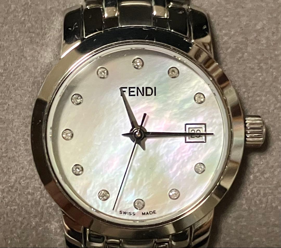 FENDI 腕時計 レディース 電池交換済 稼働確認済 アナログ時計 ステンレス
