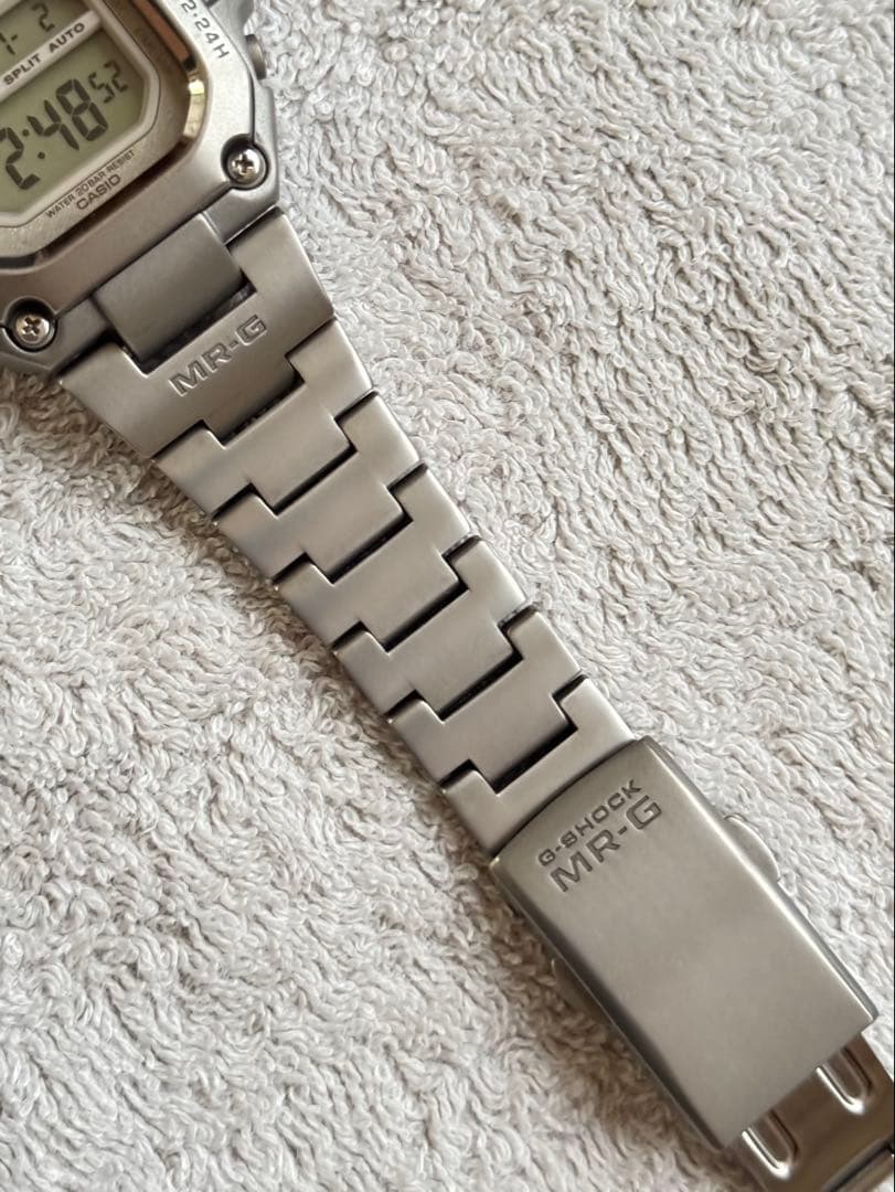 【極美品】カシオMRG-110T初代フルメタルGショック角形チタン