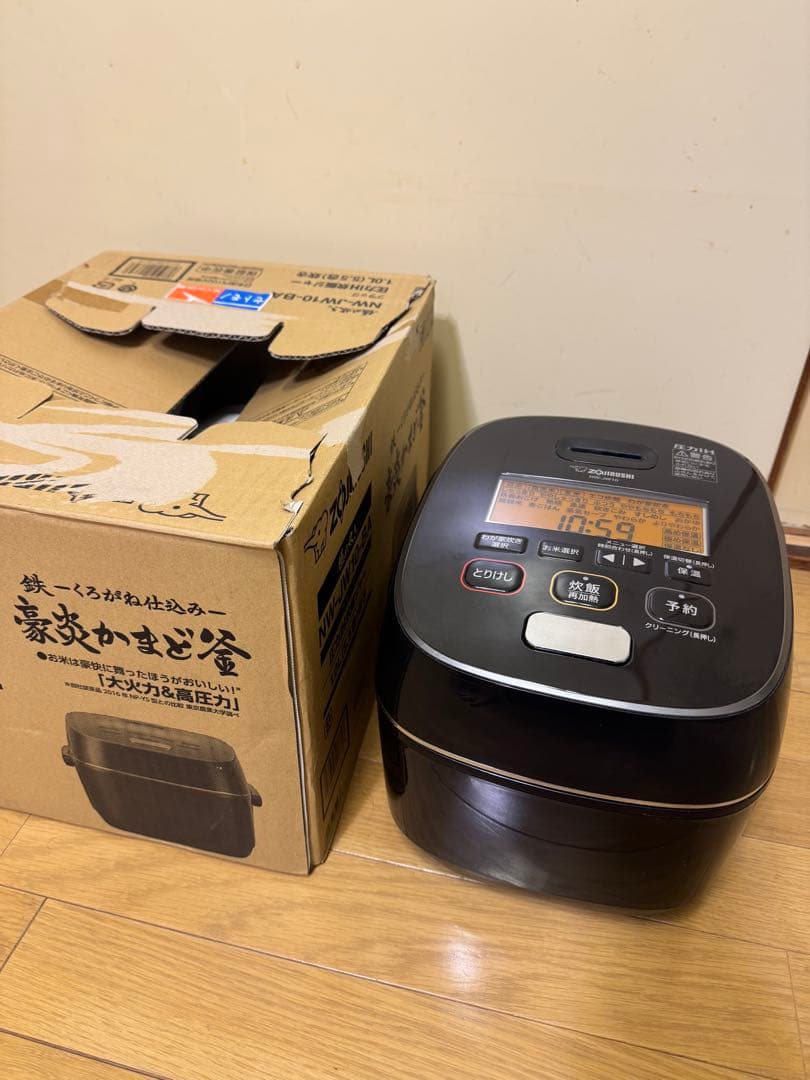 象印 圧力IH炊飯ジャー NW-JW10 通電確認済み