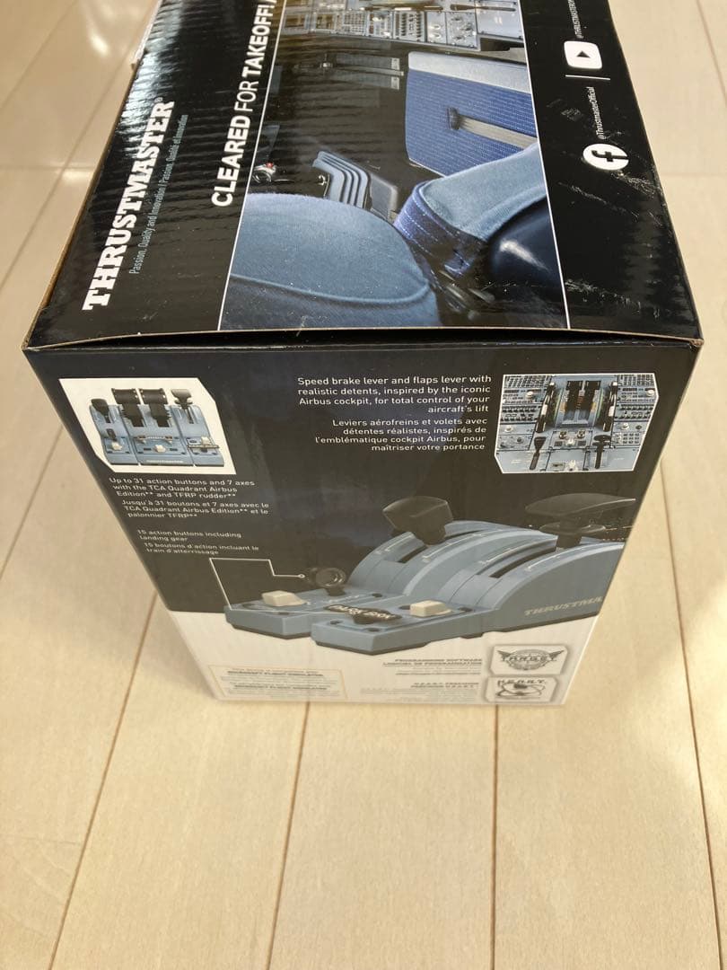 PC用ゲームコントローラー・コンバーター Thrustmaster TCA Quadrant Add-On Airbus
