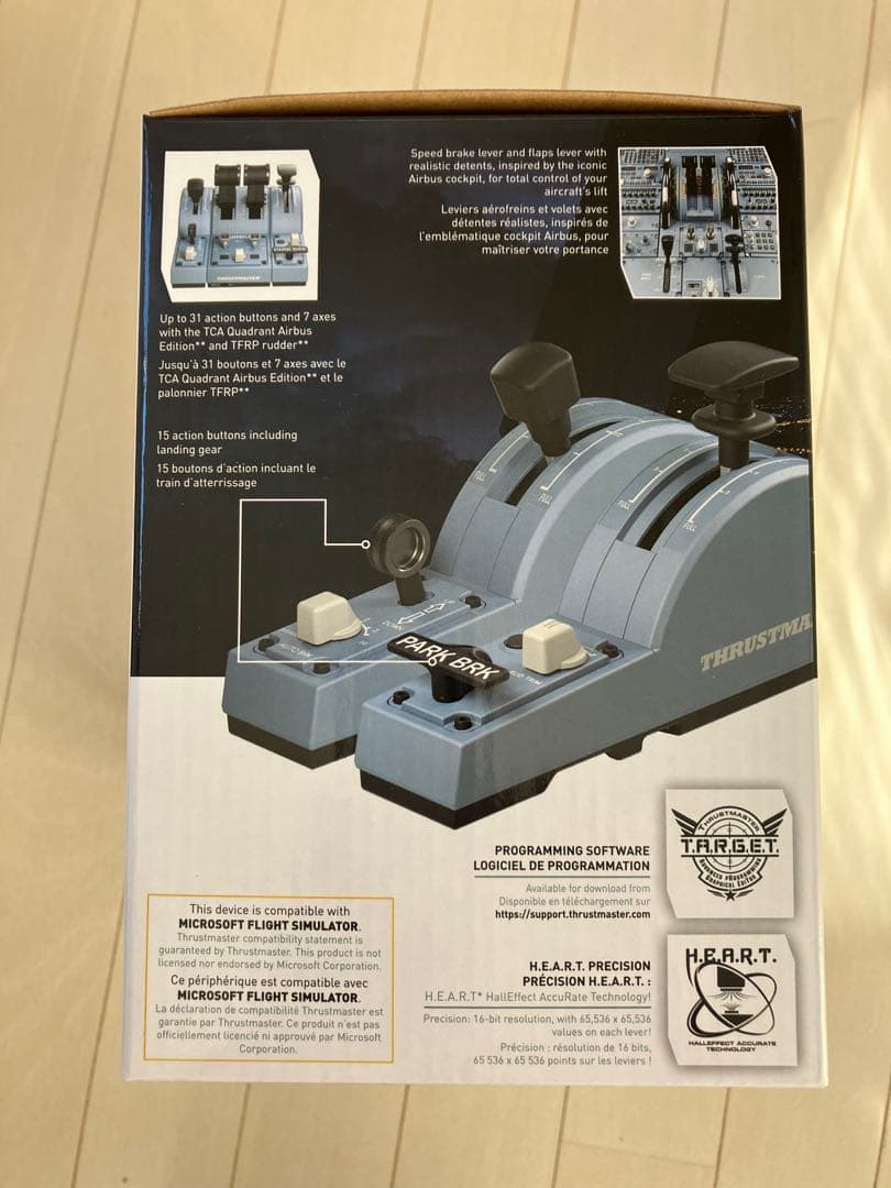 PC用ゲームコントローラー・コンバーター Thrustmaster TCA Quadrant Add-On Airbus