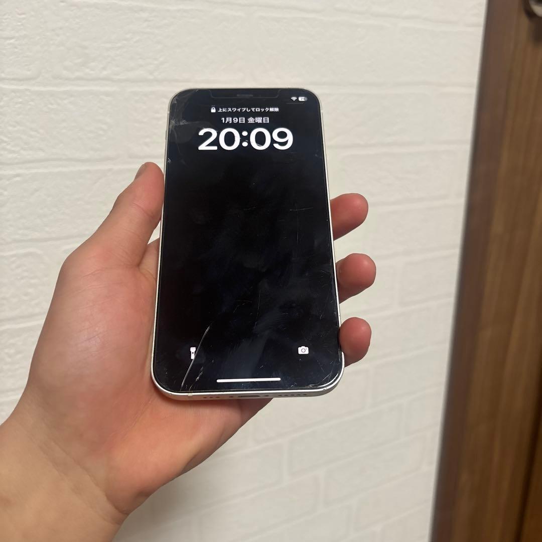 iPhone 12 ホワイト ひび割れあり 本体