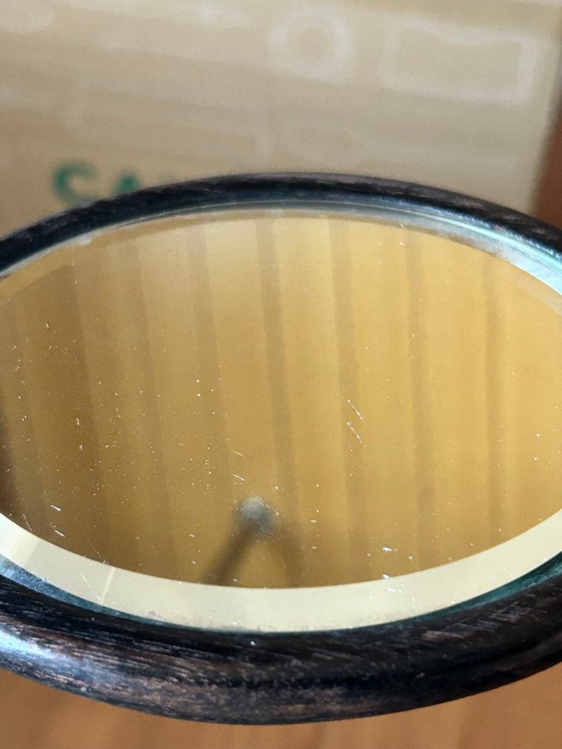 英国アンティーク エドワーディアン時代 エボニー ハンドミラー&ブラシ