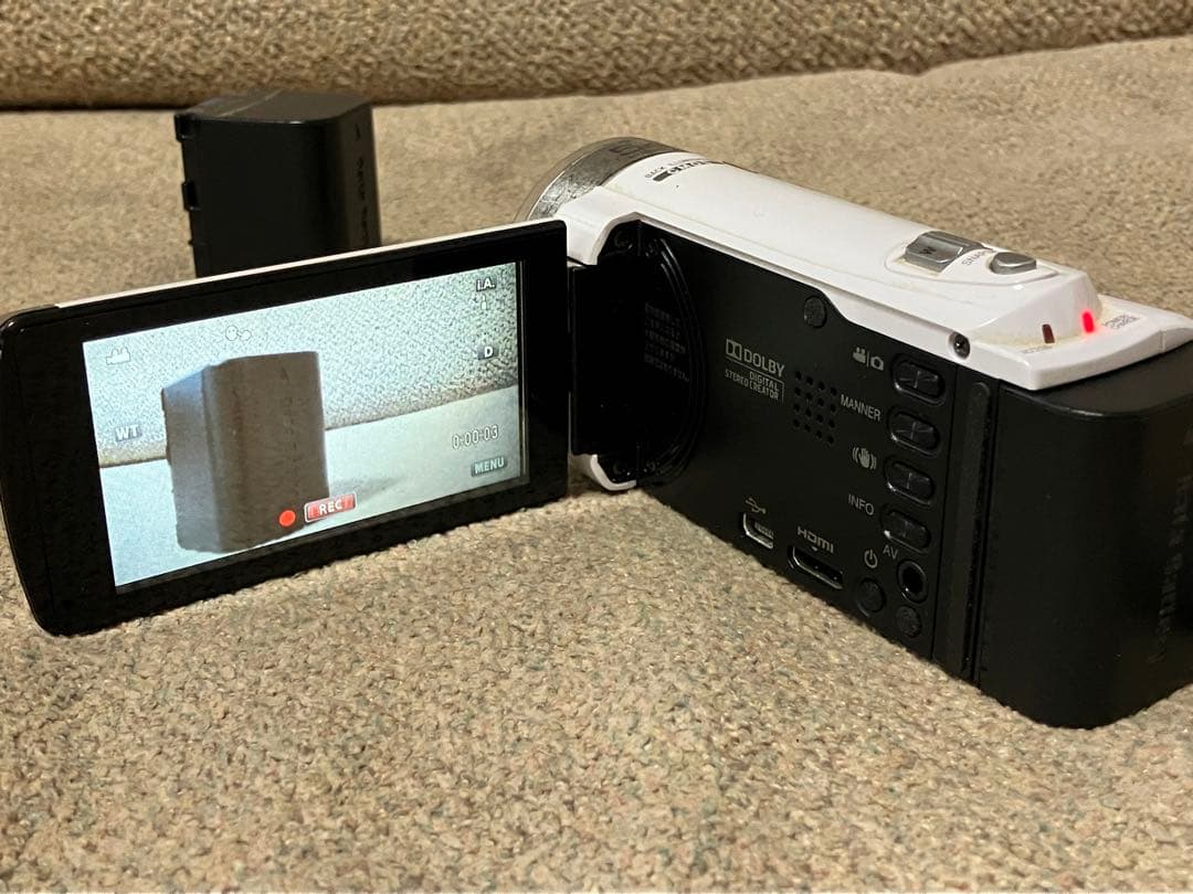 JVC ビデオカメラ Everio GZ-E265 SDカード、予備バッテリー付