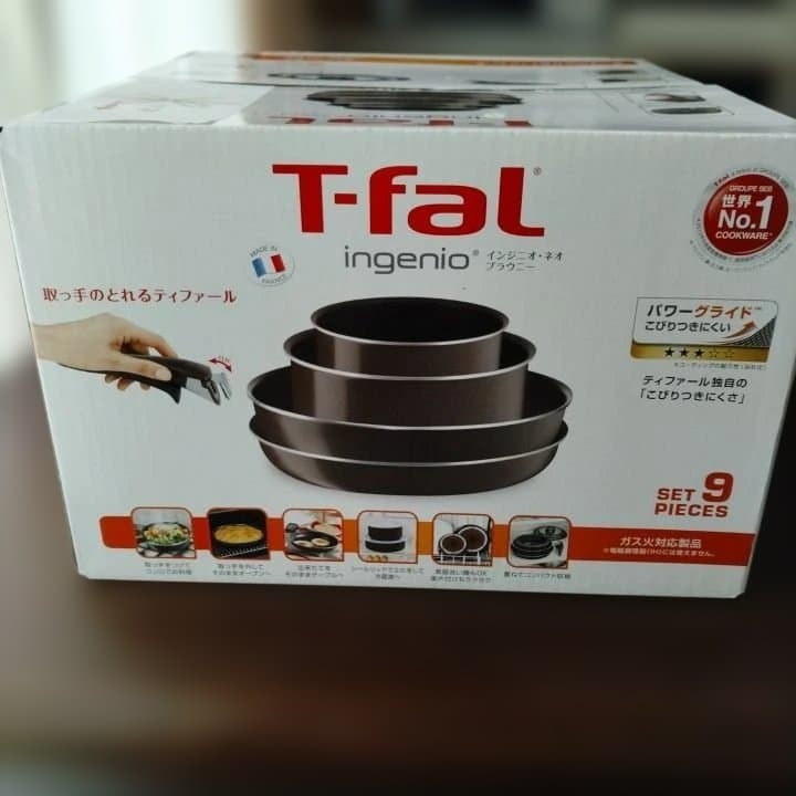 T-fal ingenio 鍋・フライパンセット 9ピース ガス火専用