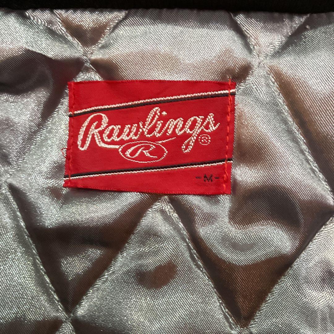 旧ローリングス(アシックス)阪神タイガースジャケット M 黒