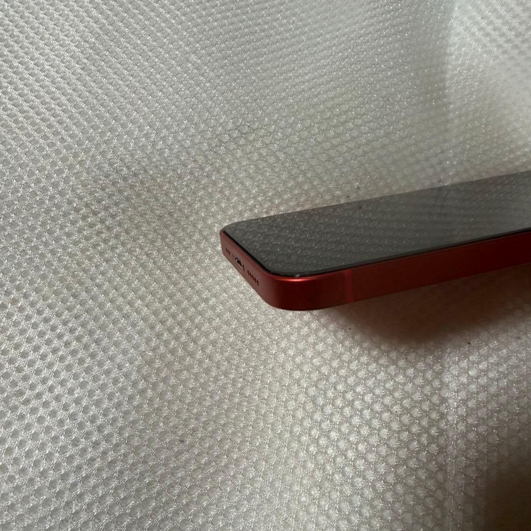 美品 SIMフリー iPhone12 128GB レッド バッテリー100%