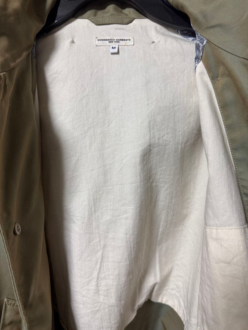 ENGINEERED GARMENTS M モッズコート オリーブグリーン