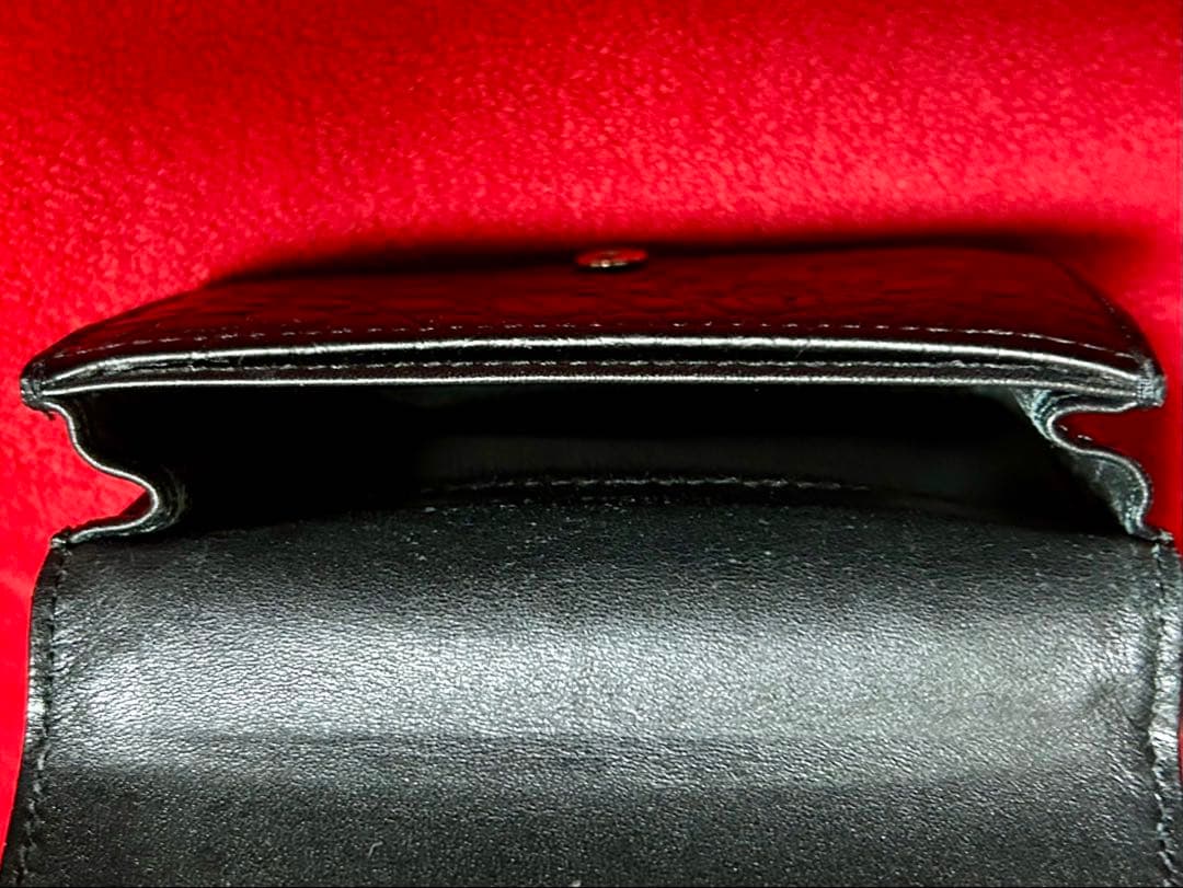 サンローランパリ クロコ 名刺入れ カードケース