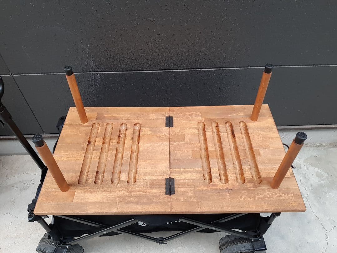 WAQ キャリーワゴン専用　木製テーブル