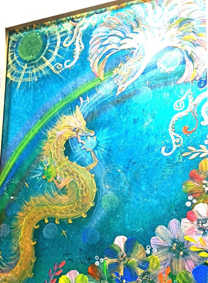 開運絵画　　『神』　　導きの最強コンビ様❀