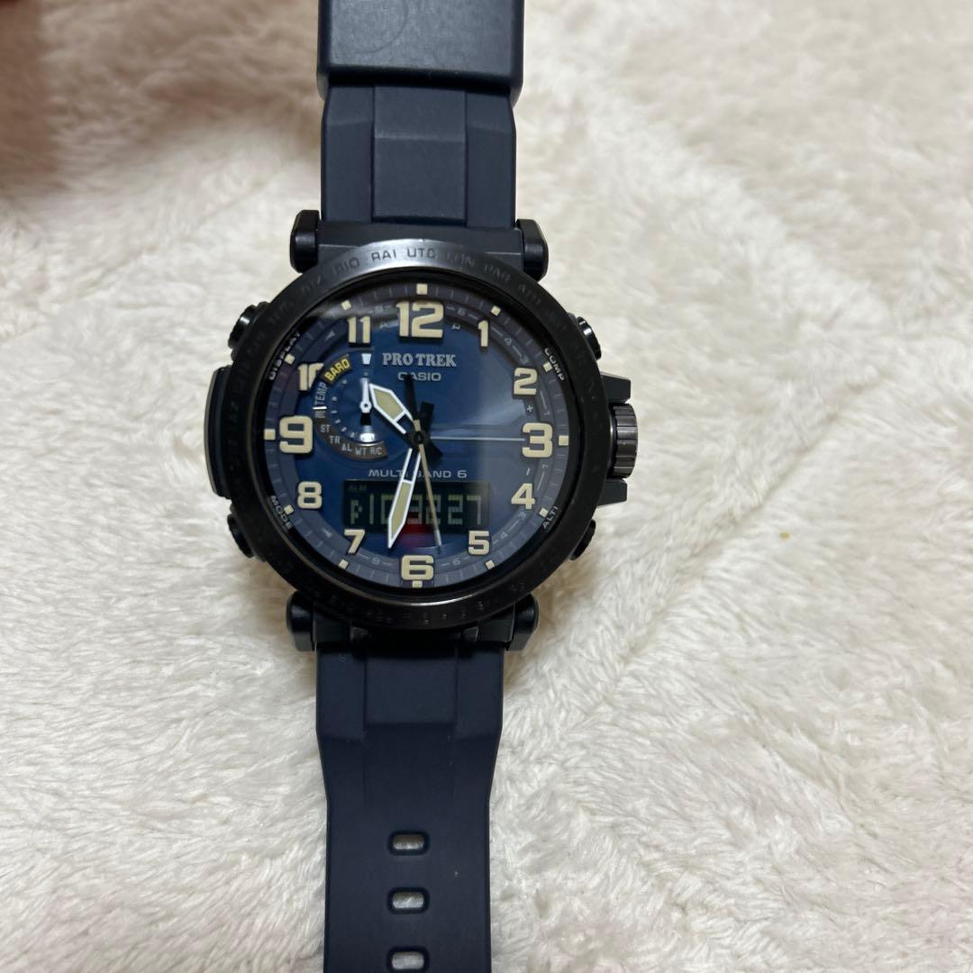 PRO TREK PRW 6600Y 腕時計 ネイビー