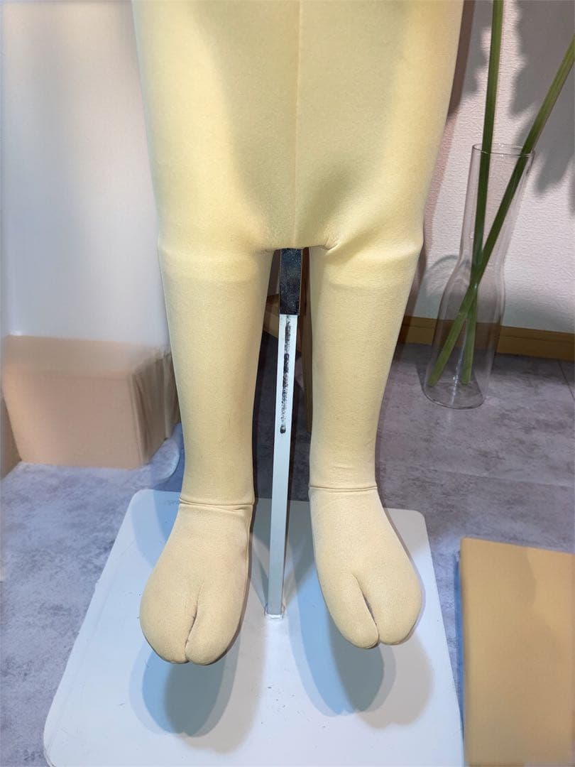 和装用トルソー　ベージュ　着付け練習用ボディ　高さ調節可能