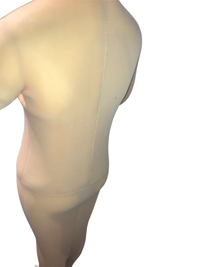 和装用トルソー　ベージュ　着付け練習用ボディ　高さ調節可能