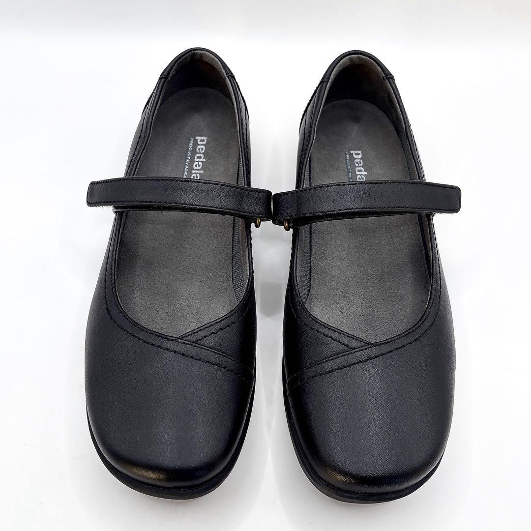 【最終】極美品Pedala ペダラ メリージェーン アシックス22 黒