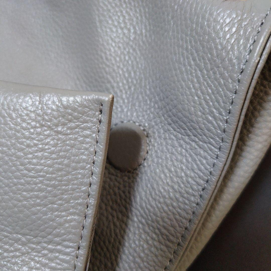 ear PAPILLONNER ワイドテープショルダーバッグ グレー