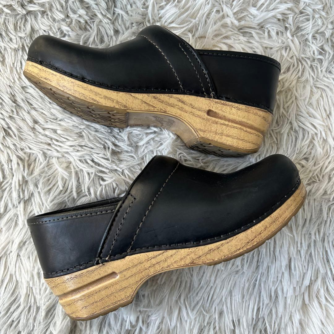 美品 dansko Professional ブラック 木目調ソール 36サイズ