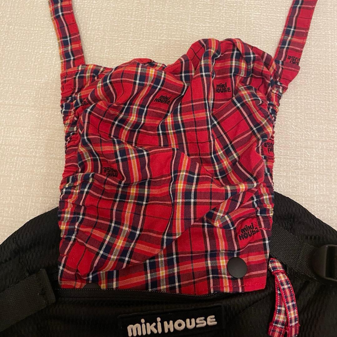 ミキハウス ファーストベビーキャリア 抱っこ紐　新生児 ブラック