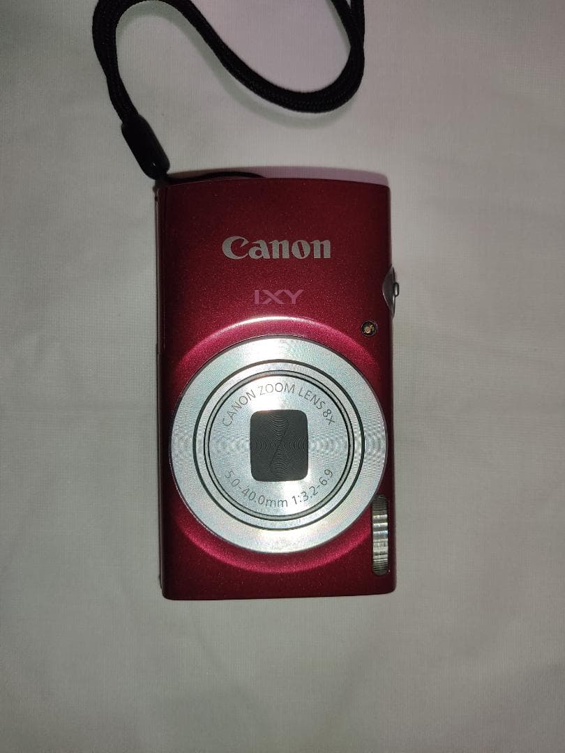 【ジャンク】Canon IXY120 コンパクトデジタルカメラ レッド