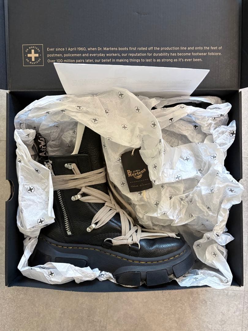 Rick Owens × Dr.Martens 1460 DMXL 42