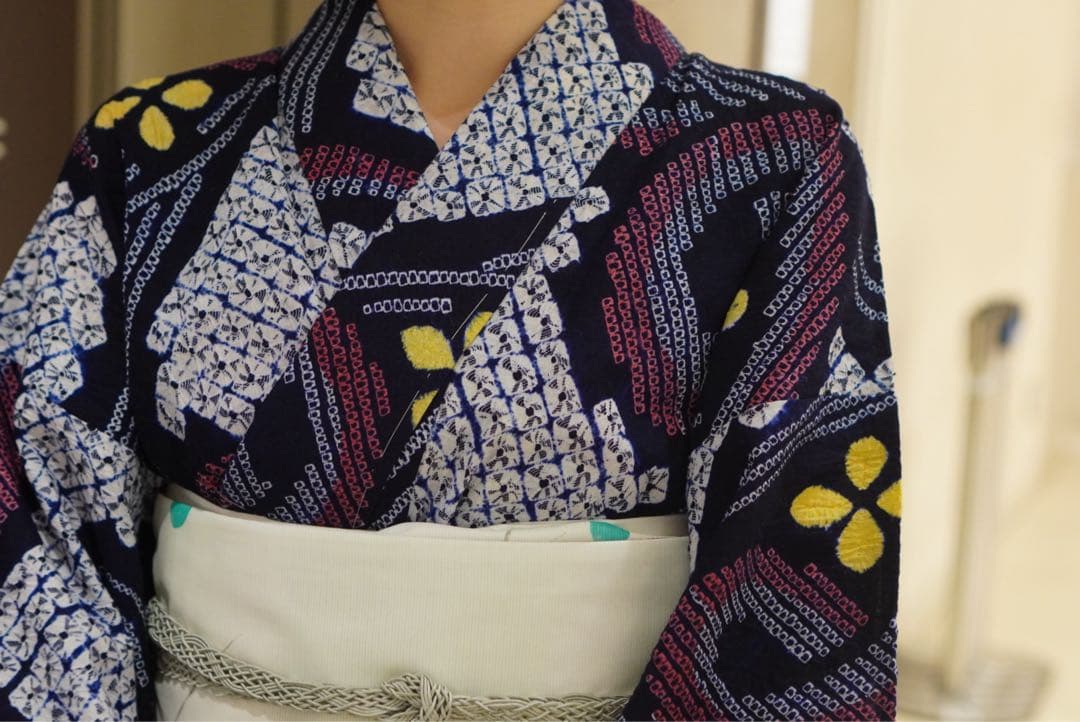 ⭐︎りか⭐︎有松絞り　浴衣　単品【11】