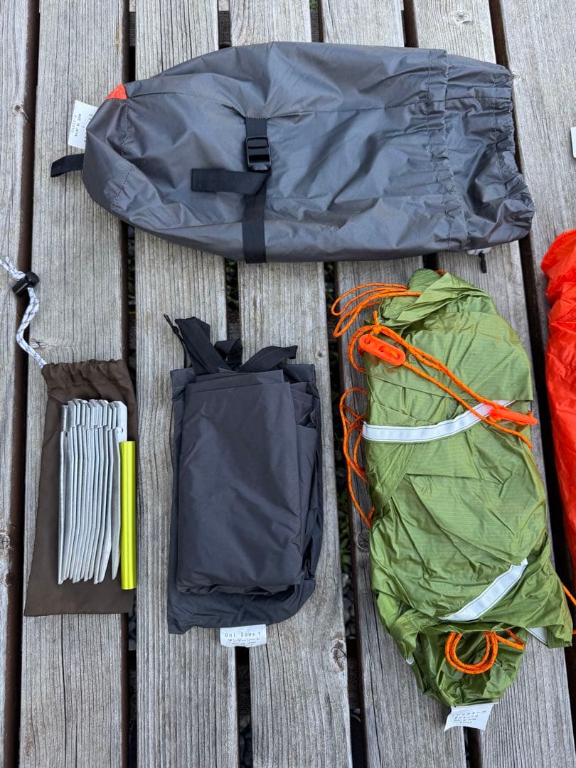 Johny　オニドーム１　オレンジ　アンダーシート＆トレックタープ付