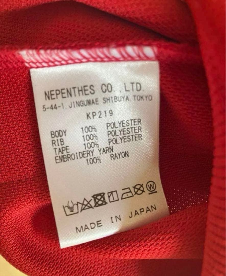 needles スウェットトレーナー　赤