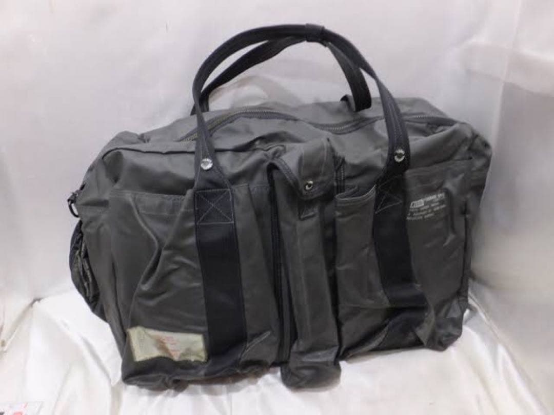 LUGGAGE LABEL RESCUE 大型ボストンバッグ ベルト付き完品