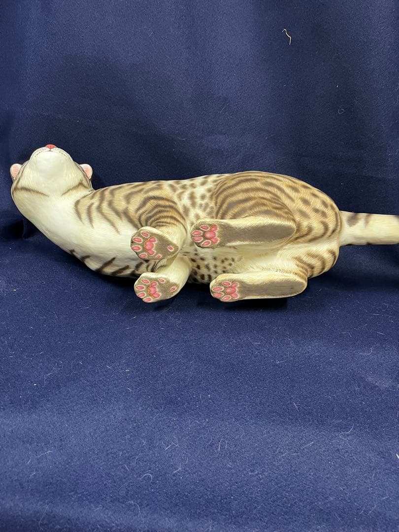 リアル猫のアート作品　　宮地乃梨子作