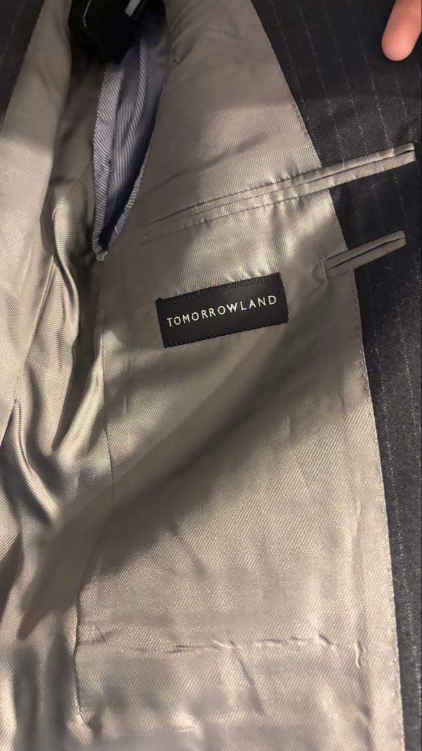 Tomorrowland ×ゼニア シングルブレステッド 2B スーツ