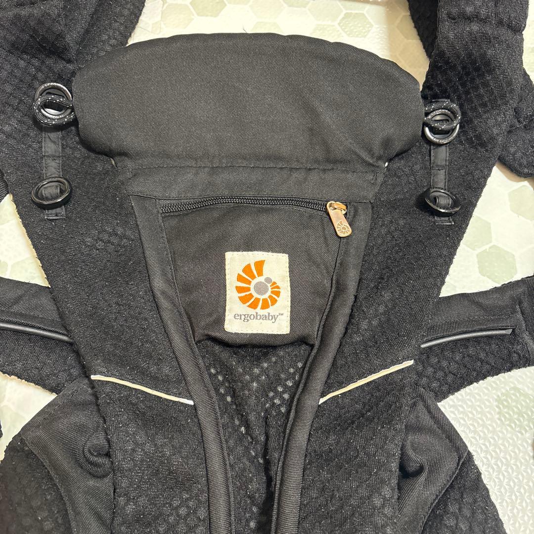 【エルゴベビー 】ブラック 抱っこ紐 収納ポーチ付き➕収納バッグ付き
