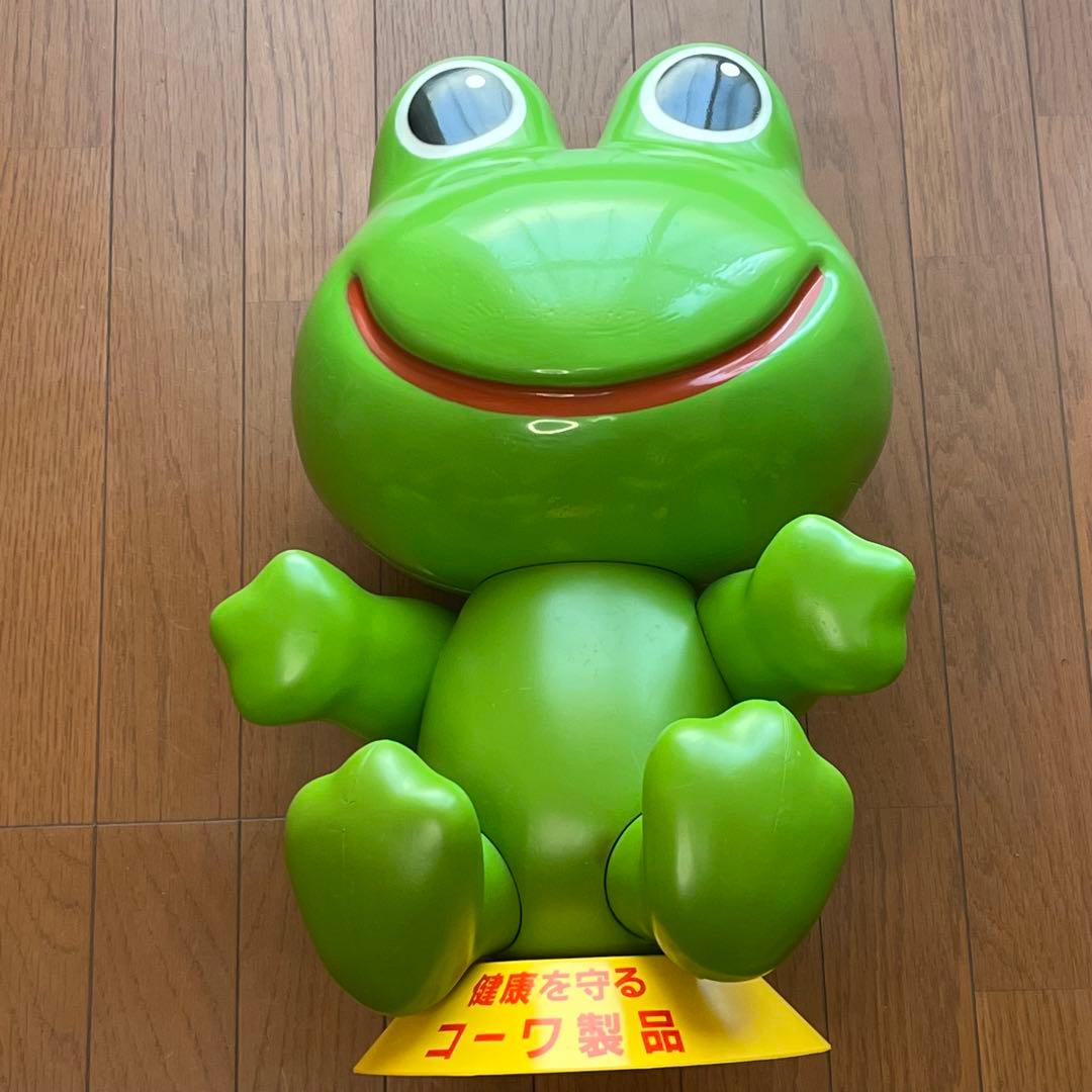 ケロちゃん　コルゲンコーワ　2代目　店頭　宣伝用　カエル　薬局　昭和　レトロ