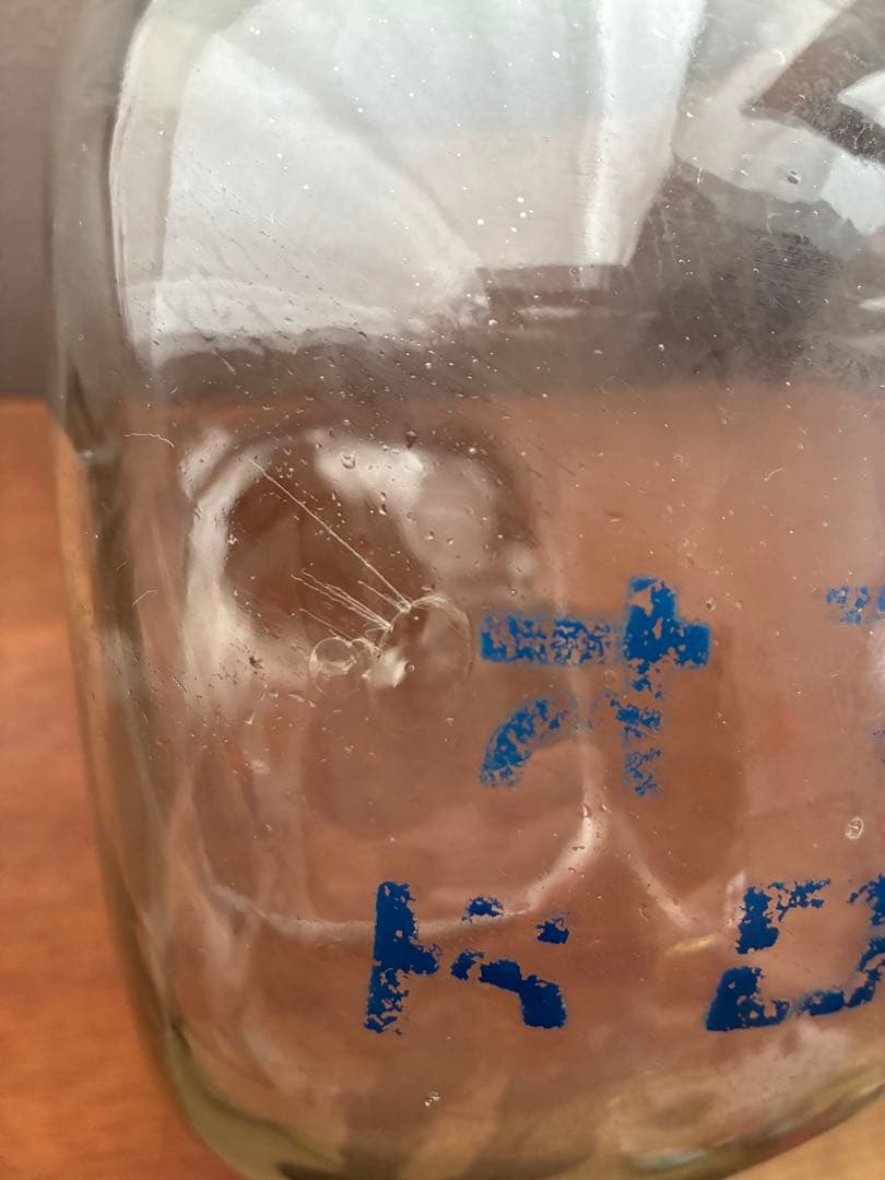 昭和 レトロ 菓子瓶 オマタドロップ 気泡 ガラス ガラス瓶 レトロ雑貨 希少