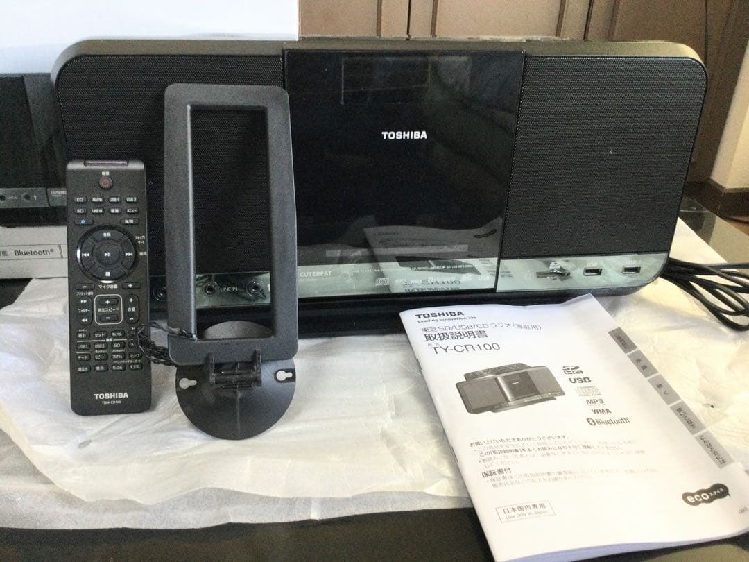 東芝TY-CR100(K） [SD/USB/CDラジオ Bluetooth対応]