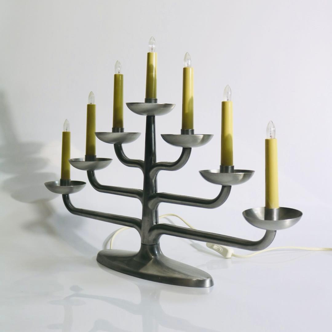 オールドイケア　デスクライト　キャンドル　ミッドセンチュリー　北欧　ビンテージ