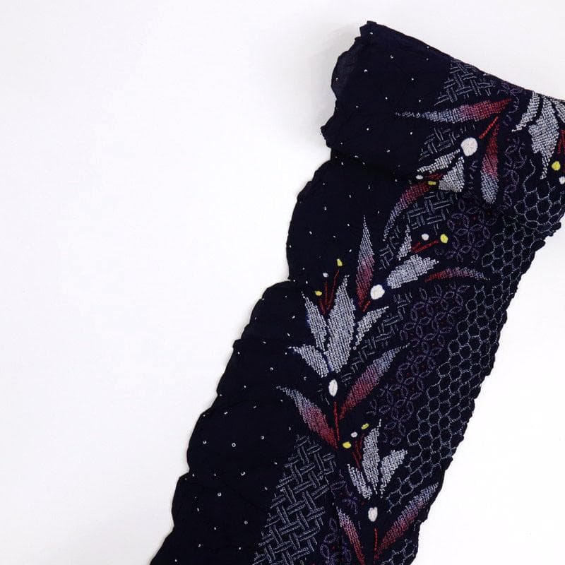 《剱持★手縫い仕立て＋色留め＋『有松鳴海絞』華麗な花模様■反25-98》