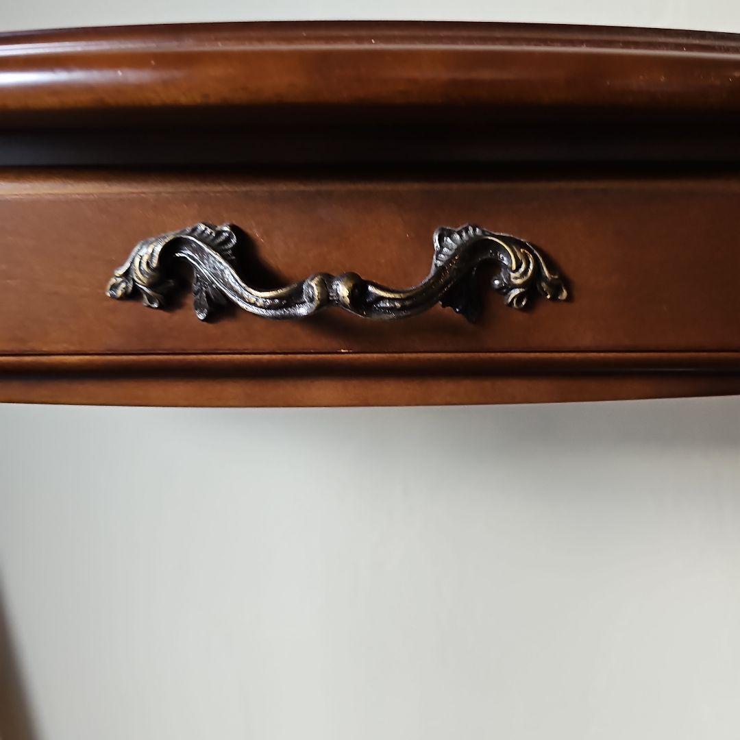 カリモク コロニアル　コーナーテーブル 猫脚　karimoku アンティーク