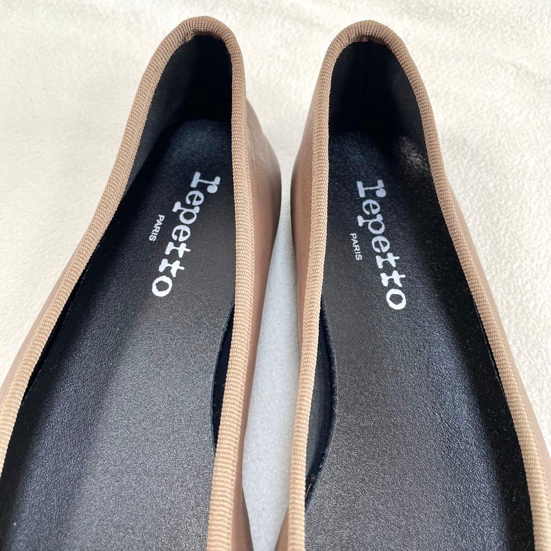 極美品・未使用級✨レペット フラット バレエシューズ レザー モカ 36.5