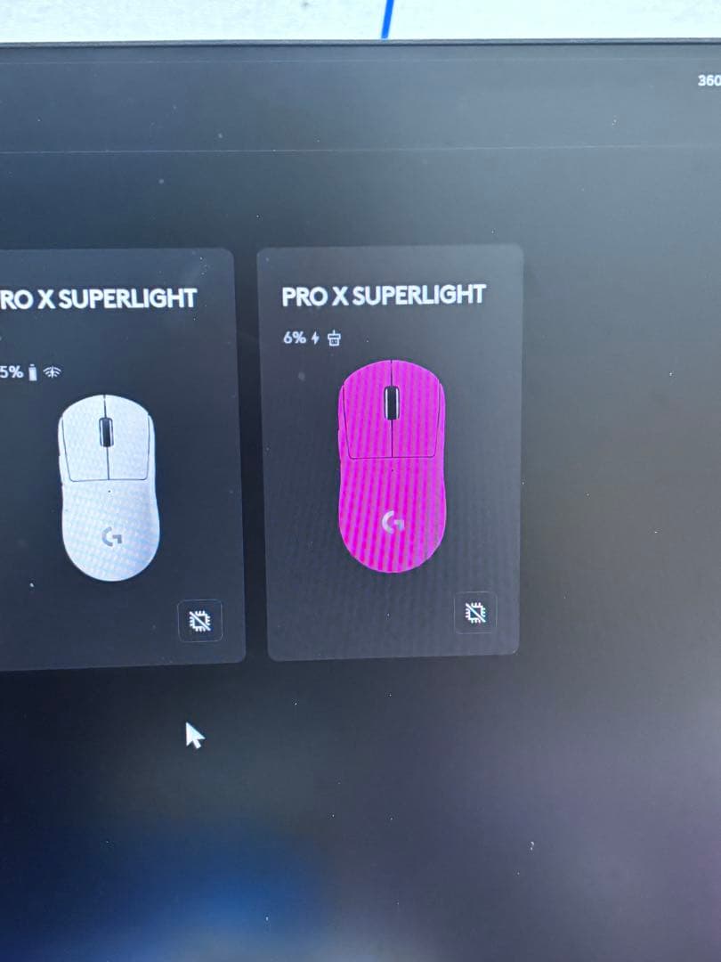 logicool G PRO X SUPERLIGHT 1ピンク